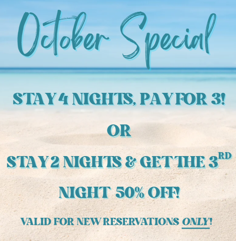 October Weekday Specials!